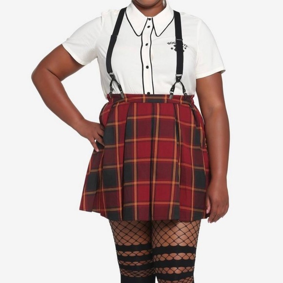 Harry Potter Gryffindor Plus Size Suspender Skirt - Picture 1 of 11